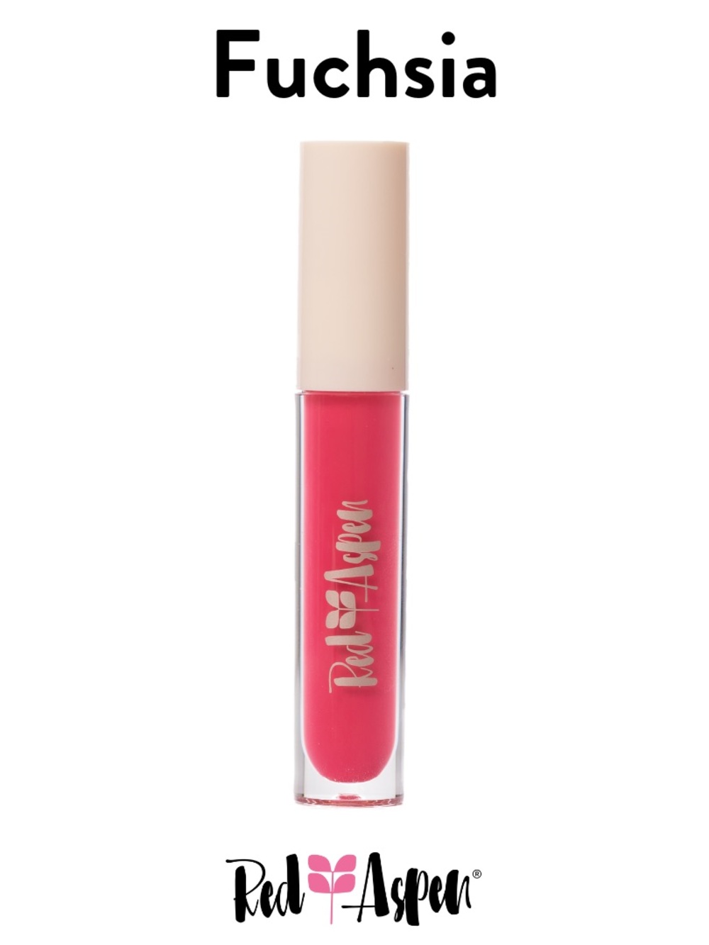 Red Aspen Fuchsia Lip Gloss - Vibrant Pink Shine